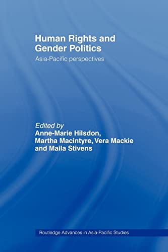 Imagen de archivo de Human Rights and Gender Politics : Asia-Pacific Perspectives a la venta por Blackwell's