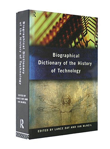 Imagen de archivo de Biographical Dictionary of the History of Technology a la venta por AwesomeBooks