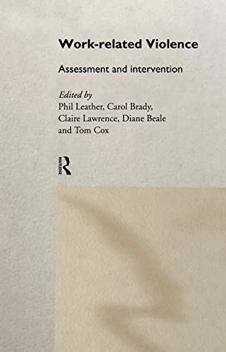 9780415194143: Work-Related Violence: Assessment and intervention