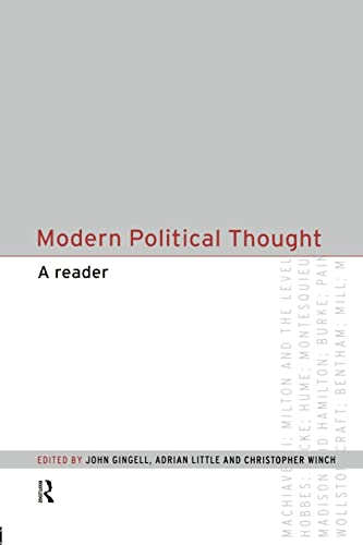 Stock image for Modern Political Thought: A Reader for sale by Chiron Media