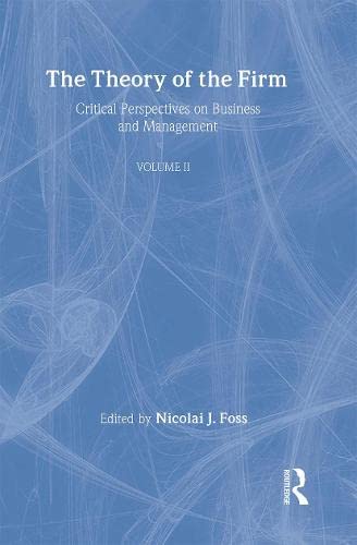 Stock image for Theories Of Firm:Crit Persp V2 for sale by Phatpocket Limited