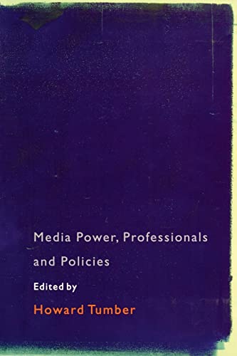 Stock image for Media Power, Professionals and Policies for sale by Blackwell's
