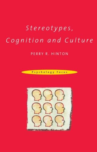 Beispielbild fr Stereotypes, Cognition Culture (Psychology Focus) zum Verkauf von WorldofBooks