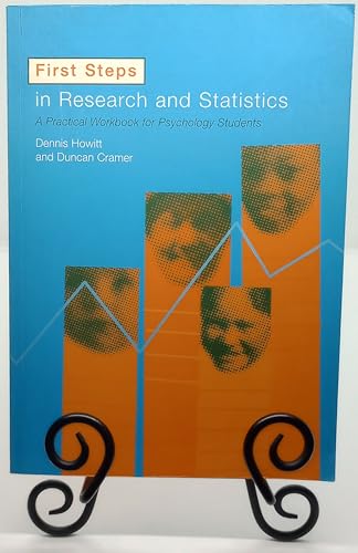 Stock image for First Steps in Research and Statistics : A Practical Workbook for Psychology Students for sale by Better World Books