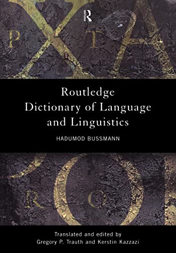 Stock image for Routledge Dictionary of Language and Linguistics for sale by Revaluation Books