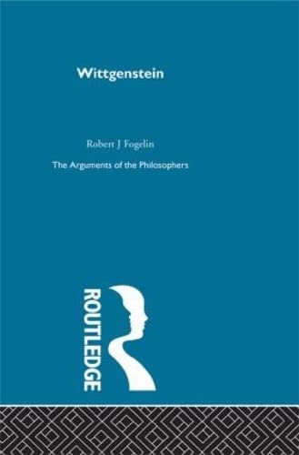 Imagen de archivo de Wittgenstein-Arg Philosophers (Routledge Philosophy Guidebooks) a la venta por Chiron Media