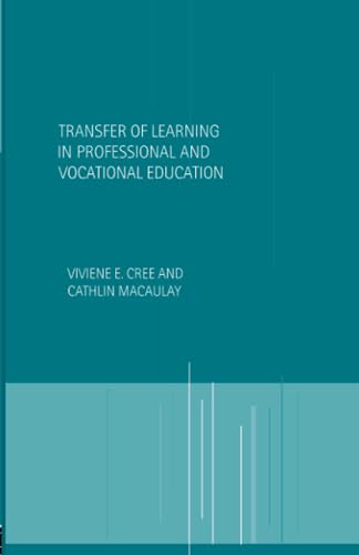 Imagen de archivo de Transfer of Learning in Professional and Vocational Education: Handbook for Social Work Trainers a la venta por WorldofBooks