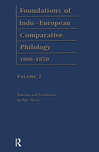 9780415204644: Foundations of Indo-European Comparative Philology 1800-1850