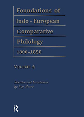 9780415204682: Foundations of Indo-European Comparative Philology 1800-1850