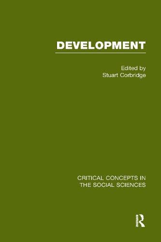 Develop:Crit Conc Soc Sci V3 (9780415205443) by Corbridge, Stuart