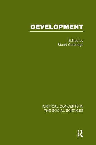 Develop:Crit Conc Soc Sci V4 (9780415205450) by Corbridge, Stuart