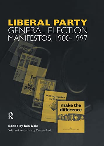 Beispielbild fr British Political Party Manifestos, 1900-1997 zum Verkauf von Atticus Books