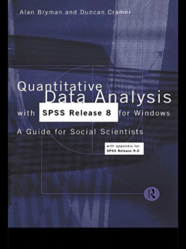 Imagen de archivo de Quantitative Data Analysis with SPSS Release 8 for Windows : For Social Scientists a la venta por Better World Books