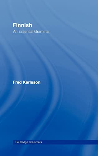 Stock image for Finnish: An Essential Grammar (Routledge Essential Grammars) for sale by Chiron Media