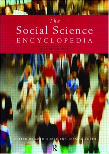 Beispielbild fr The Social Science Encyclopedia zum Verkauf von Anybook.com
