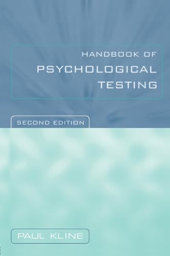 9780415211581: Handbook of Psychological Testing, Second Edition