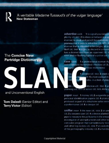 9780415212595: The Concise New Partridge Dictionary of Slang and Unconventional English