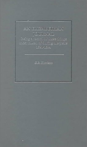 9780415221436: Elizabethan and Jacobean Journals: Being a Record of those Things Most Talked of During the Years 1591-1610