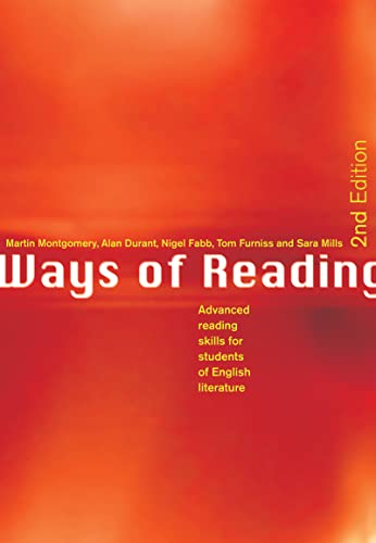 9780415222068: Ways of Reading: Advanced Reading Skills for Students of English Literature