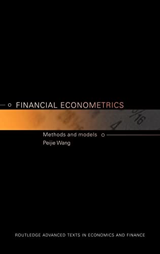 Stock image for Financial Econometrics (Routledge Advanced Texts in Economics and Finance) for sale by Chiron Media