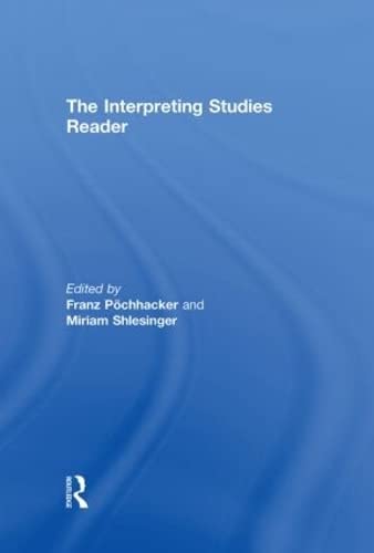 9780415224772: The Interpreting Studies Reader