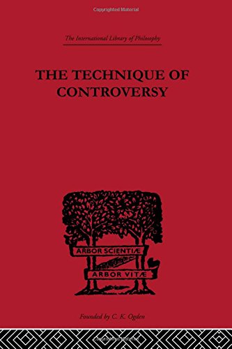 9780415225434: The Technique of Controversy: Principles of Dynamic Logic