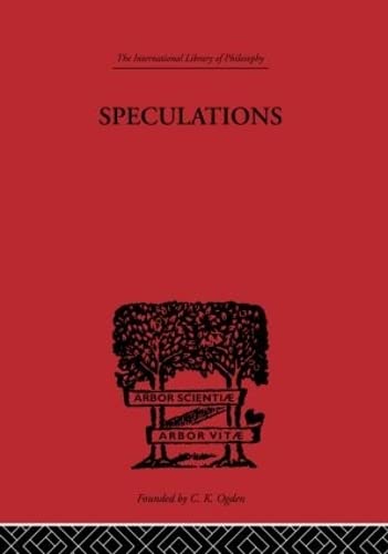 9780415225601: Speculations: Essays on Humanism and the Philosophy of Art (International Library of Philosophy)