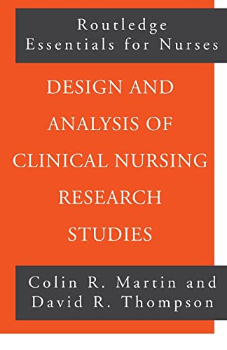 Beispielbild fr Design and Analysis of Clinical Nursing Research Studies zum Verkauf von Blackwell's