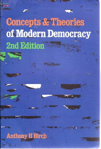 Imagen de archivo de Concepts and Theories of Modern Democracy a la venta por Wonder Book