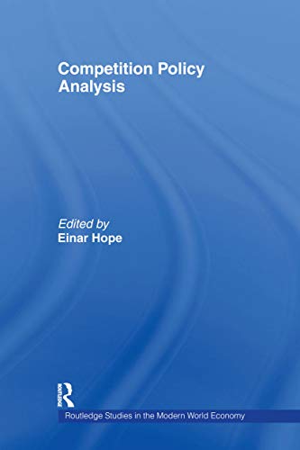 9780415226530: Competition Policy Analysis (Routledge Studies in the Modern World Economy)
