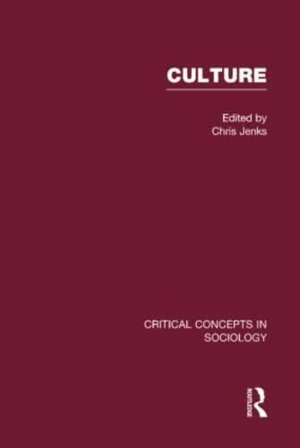 9780415226912: Culture:Crit Concepts Vol1