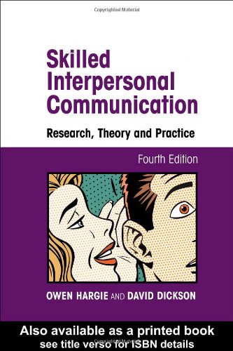 Beispielbild fr Skilled Interpersonal Communication: Research, Theory and Practice zum Verkauf von WorldofBooks