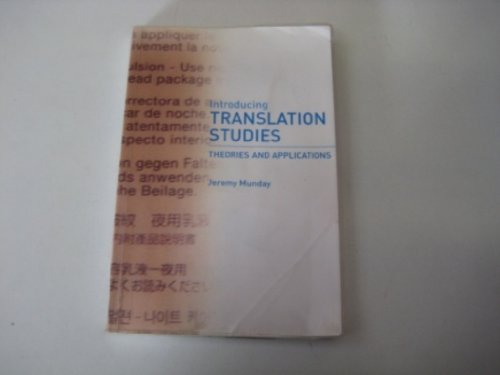 Imagen de archivo de Introducing Translation Studies: Theories and Applications a la venta por WorldofBooks