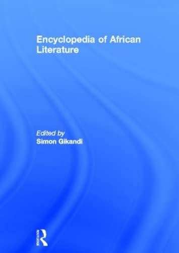 Stock image for Encyclopedia of African Literature for sale by Better World Books