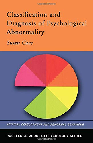 Beispielbild fr Classification and Diagnosis of Psychological Abnormality zum Verkauf von Blackwell's