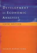 Beispielbild fr Development of Economic Analysis zum Verkauf von Anybook.com