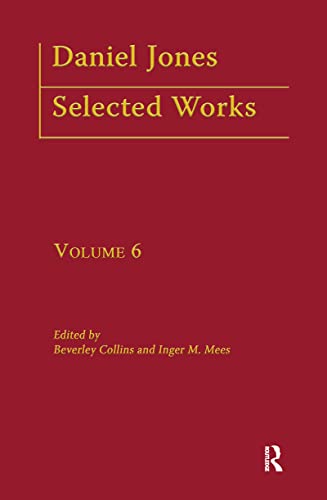 9780415233422: Daniel Jones, Selected Works: Volume VI: 6 (Logos Studies in Language and Linguistics)