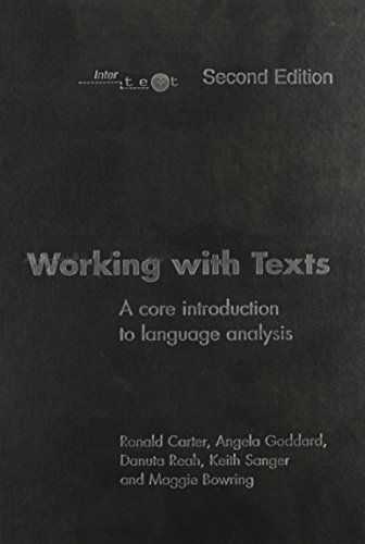 Imagen de archivo de Working with Texts: A Core Introduction to Language Analysis (Intertext (London, England) I) a la venta por AwesomeBooks