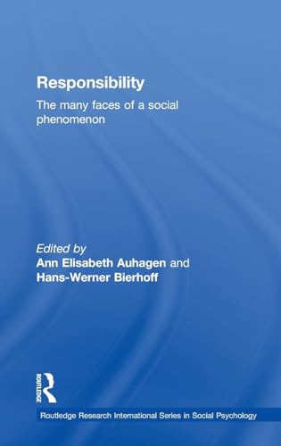 Imagen de archivo de Responsibility: The Many Faces of a Social Phenomenon (Routledge Research International Series in Social Psychology) a la venta por Chiron Media