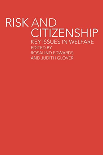 Imagen de archivo de Risk and Citizenship: Key Issues in Welfare a la venta por Anybook.com