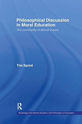 Beispielbild fr Philosophical Discussion in Moral Education : The Community of Ethical Inquiry zum Verkauf von Blackwell's