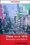Beispielbild fr China Since 1919: A Sourcebook zum Verkauf von Chiron Media