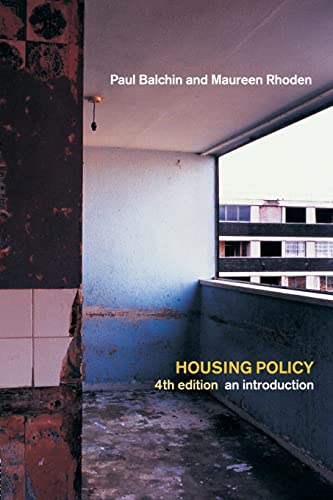 Beispielbild fr Housing Policy: An Introduction zum Verkauf von WorldofBooks