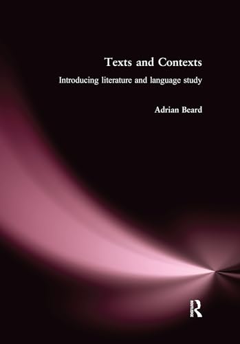 Beispielbild fr Texts and Contexts zum Verkauf von Blackwell's