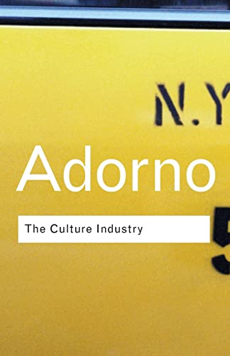 Beispielbild fr The Culture Industry: Selected Essays on Mass Culture zum Verkauf von Anybook.com