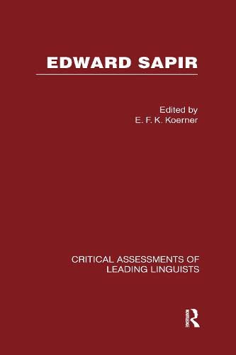 9780415255080: Edward Sapir Crit Assessmnt V1