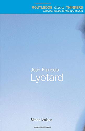 Imagen de archivo de Jean-Franois Lyotard a la venta por Books on the Web