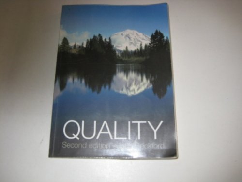 Beispielbild fr Quality: A Critical Introduction zum Verkauf von WorldofBooks