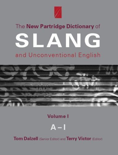 Imagen de archivo de New Partridge Dict Slang a la venta por Better World Books Ltd