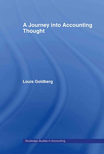 9780415260213: A Journey into Accounting Thought